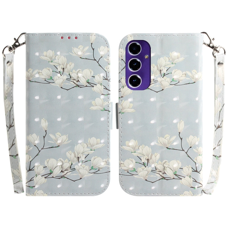 Custodia per telefono in pelle con flip orizzontale colorata 3D, For Galaxy A16 5G