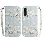Custodia per telefono in pelle con flip orizzontale colorata 3D, For Galaxy A36 5G / A56 5G, For Galaxy A26 5G