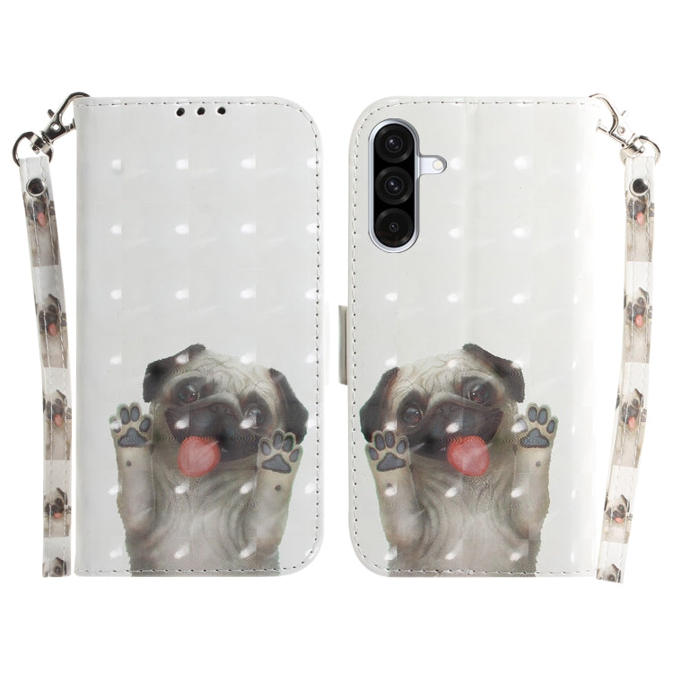 Custodia per telefono in pelle con flip orizzontale colorata 3D, For Galaxy A36 5G / A56 5G, For Galaxy A26 5G