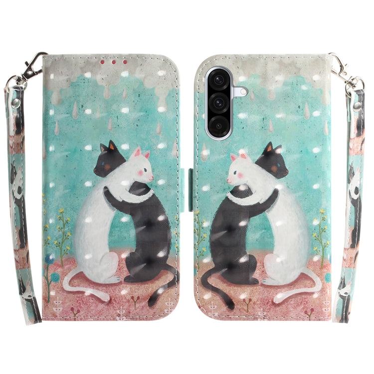 Custodia per telefono in pelle con flip orizzontale colorata 3D, For Galaxy A36 5G / A56 5G, For Galaxy A26 5G