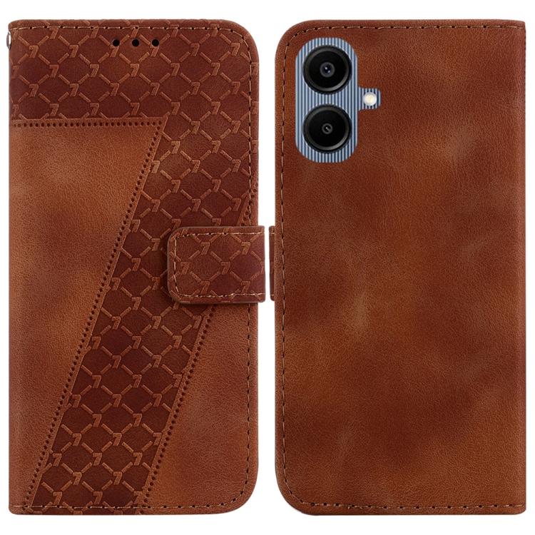 Custodia per telefono in pelle goffrata a sette forme, For Samsung Galaxy A57 5G, For Samsung Galaxy A37 5G / A36 5G, For Samsung Galaxy A07 4G / A06 4G / 5G, For Samsung Galaxy A36 5G / A56 5G