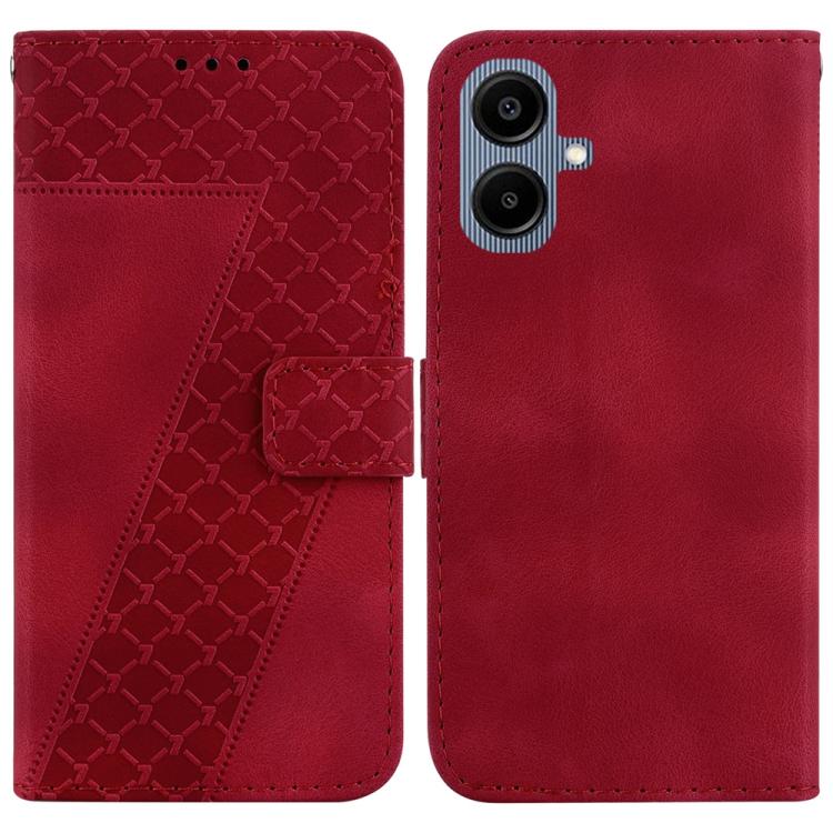 Custodia per telefono in pelle goffrata a sette forme, For Samsung Galaxy A57 5G, For Samsung Galaxy A37 5G / A36 5G, For Samsung Galaxy A07 4G / A06 4G / 5G, For Samsung Galaxy A36 5G / A56 5G