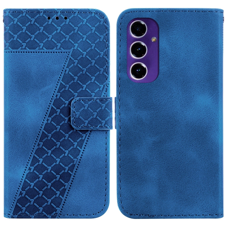Custodia per telefono in pelle goffrata a sette forme, For Samsung Galaxy A26 5G, For Samsung Galaxy A16 5G, For Samsung Galaxy A25 5G / A25e JP Edition