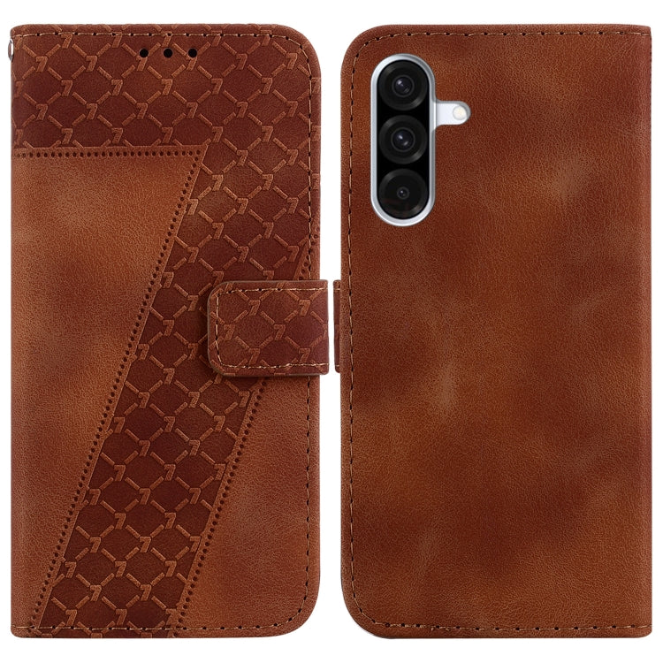 Custodia per telefono in pelle goffrata a sette forme, For Samsung Galaxy A26 5G, For Samsung Galaxy A16 5G, For Samsung Galaxy A25 5G / A25e JP Edition
