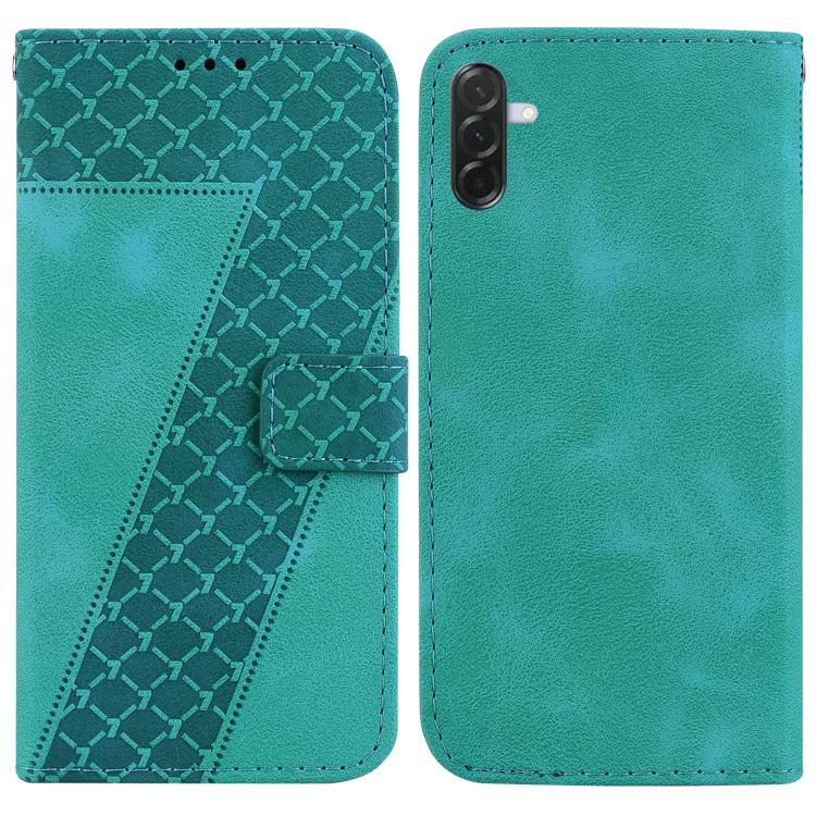 Custodia per telefono in pelle goffrata a sette forme, For Samsung Galaxy A57 5G, For Samsung Galaxy A37 5G / A36 5G, For Samsung Galaxy A07 4G / A06 4G / 5G, For Samsung Galaxy A36 5G / A56 5G