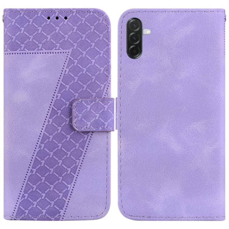 Custodia per telefono in pelle goffrata a sette forme, For Samsung Galaxy A57 5G, For Samsung Galaxy A37 5G / A36 5G, For Samsung Galaxy A07 4G / A06 4G / 5G, For Samsung Galaxy A36 5G / A56 5G