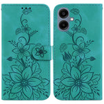 Custodia per telefono in pelle goffrata Lily, For Galaxy A57 5G, For Galaxy A37 5G / A36 5G, For Galaxy A27 5G, For Galaxy A07 4G / A06 4G / 5G