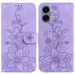 Custodia per telefono in pelle goffrata Lily, For Galaxy A57 5G, For Galaxy A37 5G / A36 5G, For Galaxy A27 5G, For Galaxy A07 4G / A06 4G / 5G