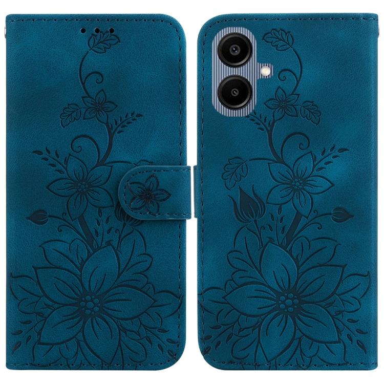 Custodia per telefono in pelle goffrata Lily, For Galaxy A57 5G, For Galaxy A37 5G / A36 5G, For Galaxy A27 5G, For Galaxy A07 4G / A06 4G / 5G