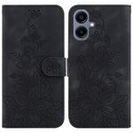 Custodia per telefono in pelle goffrata Lily, For Galaxy A57 5G, For Galaxy A37 5G / A36 5G, For Galaxy A27 5G, For Galaxy A07 4G / A06 4G / 5G