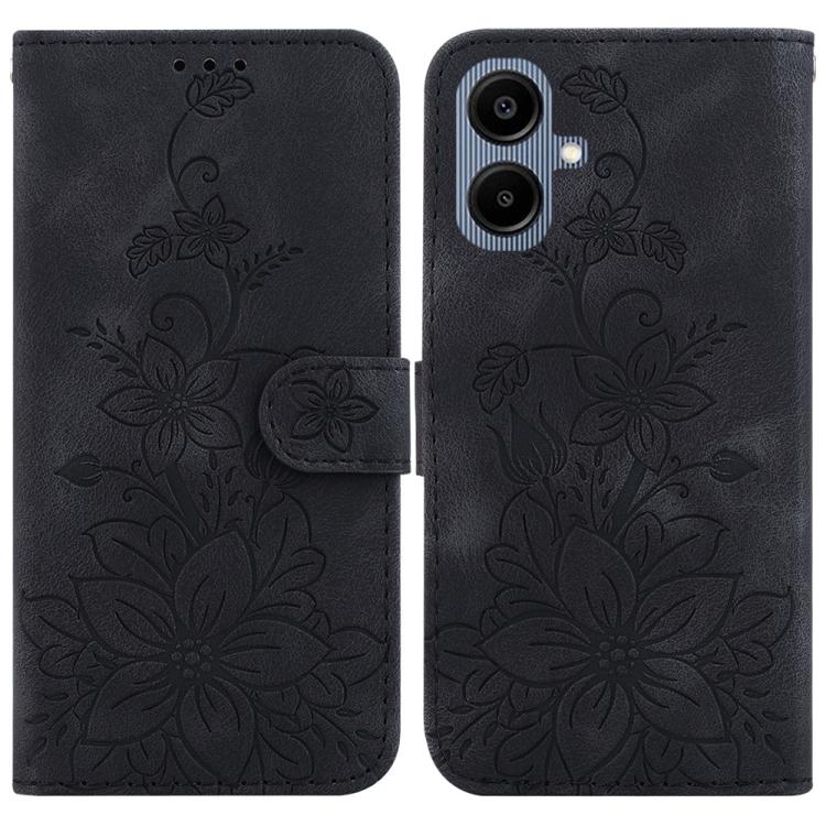 Custodia per telefono in pelle goffrata Lily, For Galaxy A57 5G, For Galaxy A37 5G / A36 5G, For Galaxy A27 5G, For Galaxy A07 4G / A06 4G / 5G