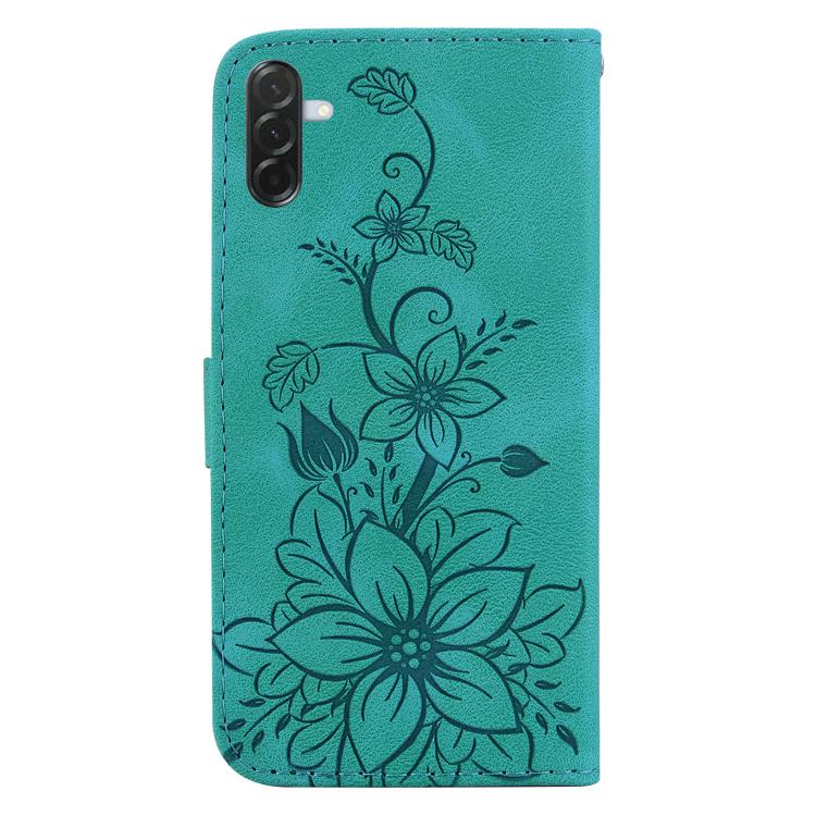 Custodia per telefono in pelle goffrata Lily, For Galaxy A57 5G, For Galaxy A37 5G / A36 5G, For Galaxy A27 5G, For Galaxy A07 4G / A06 4G / 5G