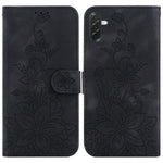 Custodia per telefono in pelle goffrata Lily, For Galaxy A57 5G, For Galaxy A37 5G / A36 5G, For Galaxy A27 5G, For Galaxy A07 4G / A06 4G / 5G