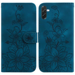 Custodia per telefono in pelle goffrata Lily, For Galaxy A57 5G, For Galaxy A37 5G / A36 5G, For Galaxy A27 5G, For Galaxy A07 4G / A06 4G / 5G