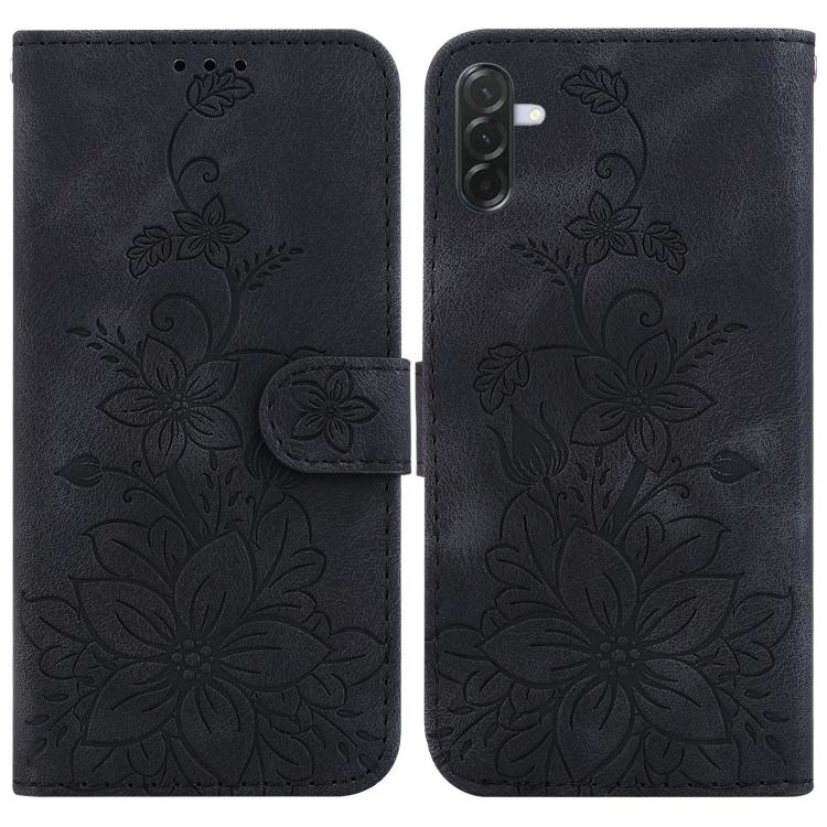 Custodia per telefono in pelle goffrata Lily, For Galaxy A57 5G, For Galaxy A37 5G / A36 5G, For Galaxy A27 5G, For Galaxy A07 4G / A06 4G / 5G