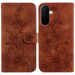 Custodia per telefono in pelle goffrata Lily, For Galaxy A57 5G, For Galaxy A37 5G / A36 5G, For Galaxy A27 5G, For Galaxy A07 4G / A06 4G / 5G