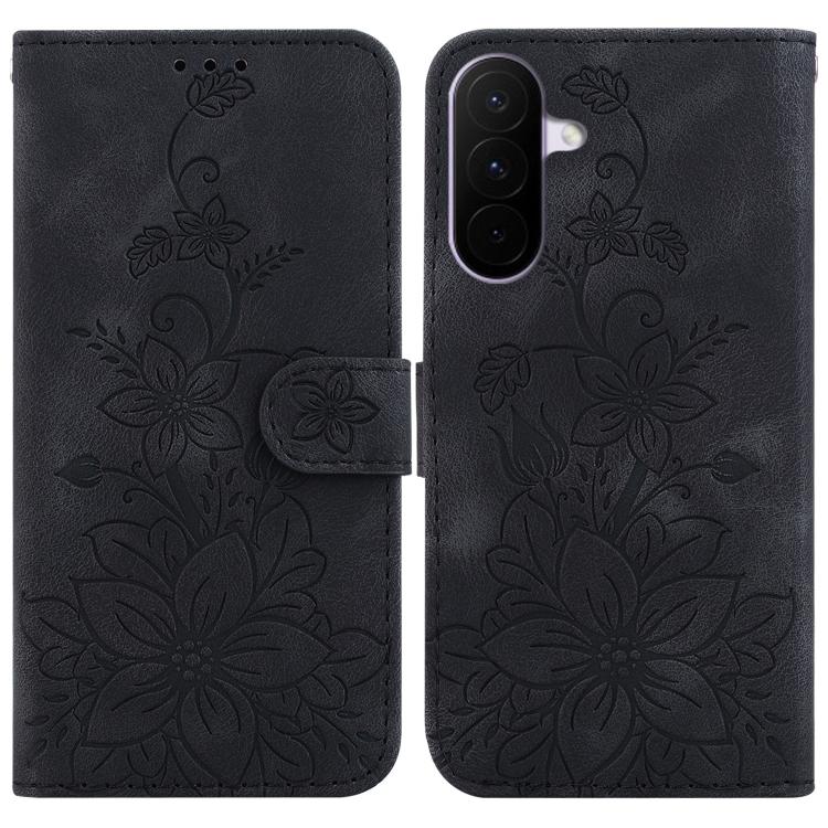 Custodia per telefono in pelle goffrata Lily, For Galaxy A57 5G, For Galaxy A37 5G / A36 5G, For Galaxy A27 5G, For Galaxy A07 4G / A06 4G / 5G