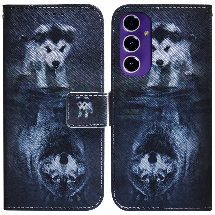 Custodia per telefono in pelle con disegno colorato, For Galaxy A16 5G