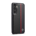 LC.IMEEKE 3 in 1 Custodia antiurto per telefono con texture in fibra di carbonio, For Galaxy S26 FE 5G, For Samsung Galaxy S26+ 5G, For Samsung Galaxy S26 Ultra 5G, For Samsung Galaxy S26 5G, For Samsung Galaxy S25 5G, For Samsung Galaxy S25+ 5G       ...