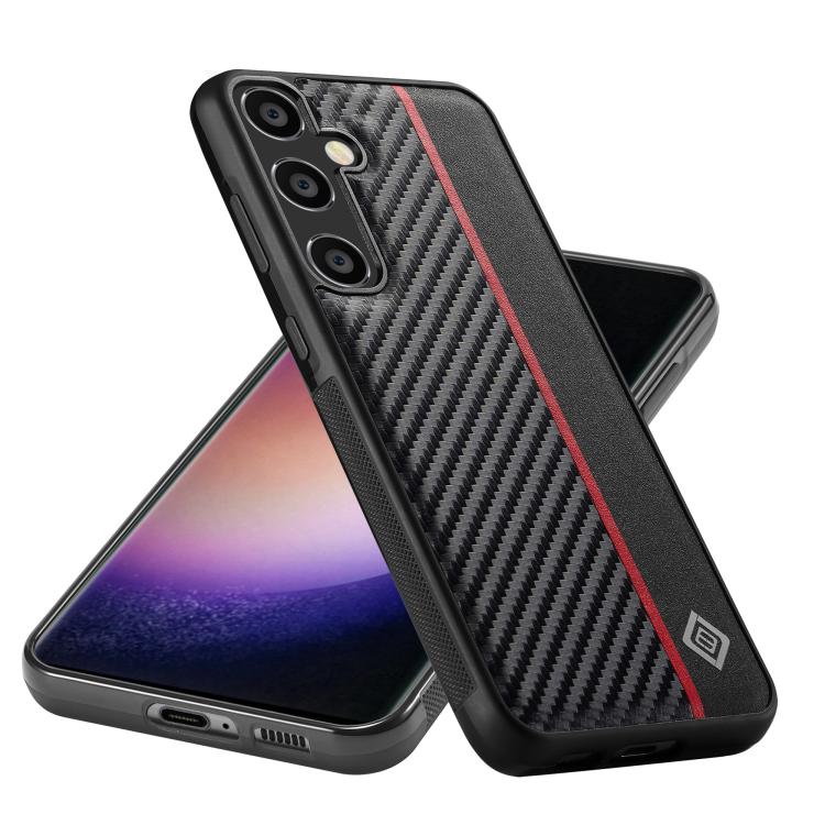 LC.IMEEKE 3 in 1 Custodia antiurto per telefono con texture in fibra di carbonio, For Galaxy S26 FE 5G, For Samsung Galaxy S26+ 5G, For Samsung Galaxy S26 Ultra 5G, For Samsung Galaxy S26 5G, For Samsung Galaxy S25 5G, For Samsung Galaxy S25+ 5G       ...