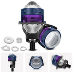 T04 Coppia 3 pollici Bifocal Matrix Light Source LED Lens Headlight, guida a sinistra, T04