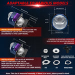 T04 Coppia 3 pollici Bifocal Matrix Light Source LED Lens Headlight, guida a sinistra, T04