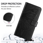 Custodia per telefono in pelle con farfalla in rilievo, For Samsung Galaxy A06 4G