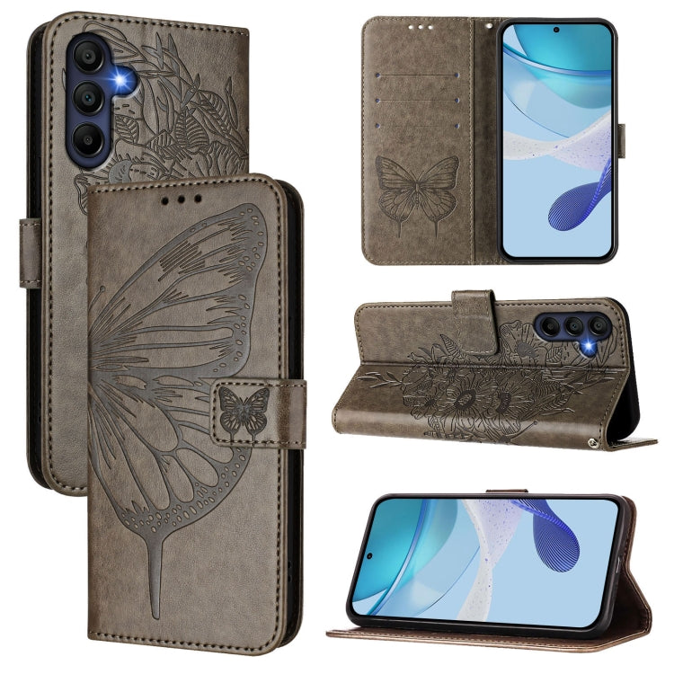Custodia per telefono in pelle con farfalla in rilievo, For Samsung Galaxy A56 5G Global, For Samsung Galaxy A26 5G Global, For Samsung Galaxy A16 5G