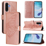 Custodia per telefono in pelle con farfalla in rilievo, For Samsung Galaxy A56 5G Global, For Samsung Galaxy A26 5G Global, For Samsung Galaxy A16 5G