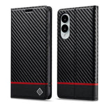Custodia per telefono in pelle e fibra di carbonio LC.IMEEKE, For Galaxy S26 FE 5G, For Samsung Galaxy S26+ 5G, For Samsung Galaxy S26 Ultra 5G, For Samsung Galaxy S26 5G, For Samsung Galaxy S25 Edge 5G, For Samsung Galaxy S25 5G                       ...