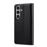 Custodia per telefono in pelle e fibra di carbonio LC.IMEEKE, For Galaxy S26 FE 5G, For Samsung Galaxy S26+ 5G, For Samsung Galaxy S26 Ultra 5G, For Samsung Galaxy S26 5G, For Samsung Galaxy S25 Edge 5G, For Samsung Galaxy S25 5G                       ...