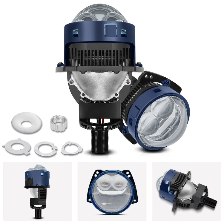 T05 Coppia 3 pollici Bifocale per auto Luce diretta Sorgente LED Lente Faro, Guida a sinistra, T05