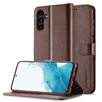 LC.IMEEKE Custodia per telefono in pelle di vitello, For Samsung Galaxy S25 Ultra 5G, For Samsung Galaxy S24 FE 5G