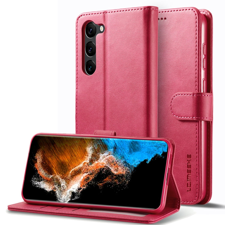 LC.IMEEKE Custodia per telefono in pelle di vitello, For Samsung Galaxy S25 FE 5G, For Samsung Galaxy S25 Edge 5G, For Samsung Galaxy S25 5G, For Samsung Galaxy S25+ 5G