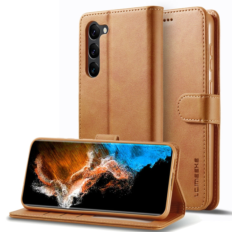 LC.IMEEKE Custodia per telefono in pelle di vitello, For Samsung Galaxy S25 FE 5G, For Samsung Galaxy S25 Edge 5G, For Samsung Galaxy S25 5G, For Samsung Galaxy S25+ 5G