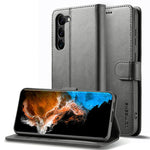 LC.IMEEKE Custodia per telefono in pelle di vitello, For Samsung Galaxy S25 FE 5G, For Samsung Galaxy S25 Edge 5G, For Samsung Galaxy S25 5G, For Samsung Galaxy S25+ 5G