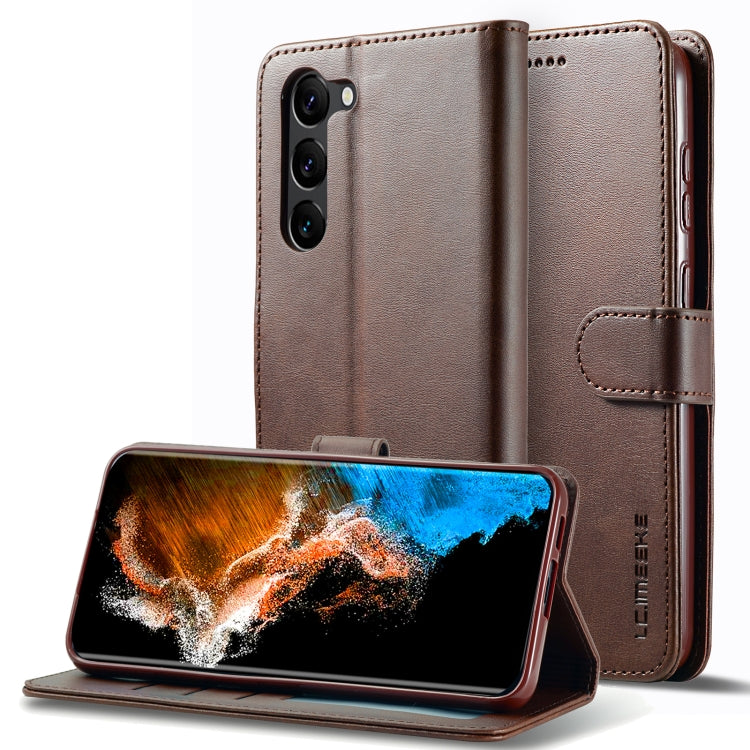 LC.IMEEKE Custodia per telefono in pelle di vitello, For Samsung Galaxy S25 FE 5G, For Samsung Galaxy S25 Edge 5G, For Samsung Galaxy S25 5G, For Samsung Galaxy S25+ 5G