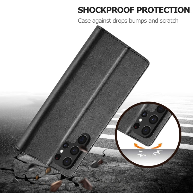 LC.IMEEKE Custodia per telefono in pelle di vitello, For Samsung Galaxy S25 Ultra 5G, For Samsung Galaxy S24 FE 5G
