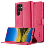 LC.IMEEKE Custodia per telefono in pelle di vitello, For Samsung Galaxy S25 Ultra 5G, For Samsung Galaxy S24 FE 5G