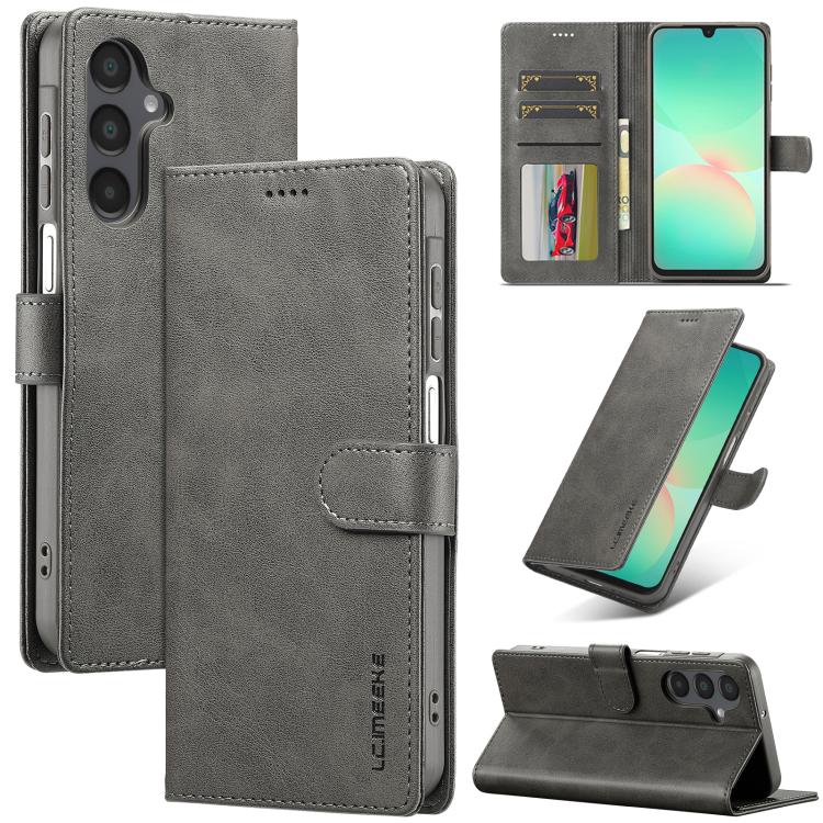LC.IMEEKE Custodia per telefono in pelle di vitello, For Samsung Galaxy S25 FE 5G, For Samsung Galaxy S25 Edge 5G, For Samsung Galaxy S25 5G, For Samsung Galaxy S25+ 5G