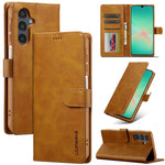 LC.IMEEKE Custodia per telefono in pelle di vitello, For Samsung Galaxy S25 FE 5G, For Samsung Galaxy S25 Edge 5G, For Samsung Galaxy S25 5G, For Samsung Galaxy S25+ 5G