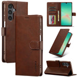 LC.IMEEKE Custodia per telefono in pelle di vitello, For Galaxy S26 FE 5G, For Samsung Galaxy S26+ 5G, For Samsung Galaxy S26 Ultra 5G, For Samsung Galaxy S26 5G