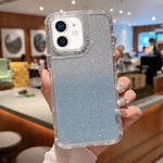Custodia TPU glitterata a copertura totale per iPhone 13