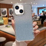 Custodia TPU glitterata a copertura totale per iPhone 13