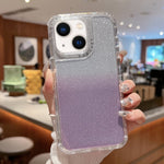 Custodia TPU e PC glitterata per iPhone 15 Pro Max