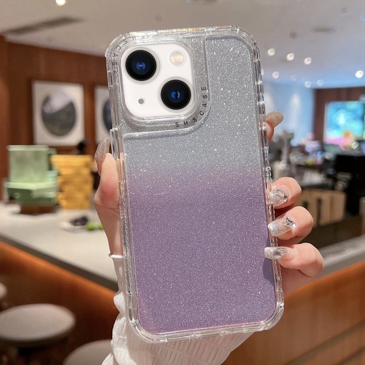 Custodia TPU e PC glitterata per iPhone 15 Pro Max
