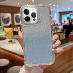 Custodia per telefono a copertura totale in TPU + PC + carta glitterata, For iPhone 14 Pro, For iPhone 14 Pro Max, For iPhone 13 Pro Max, For iPhone 13 Pro