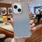 Custodia TPU e PC glitterata per iPhone 15 Pro Max