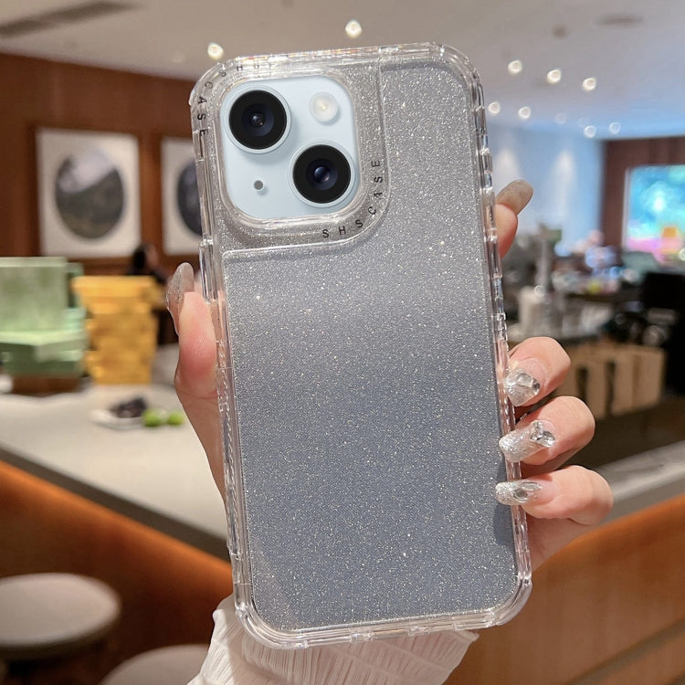 Custodia TPU e PC glitterata per iPhone 15 Pro Max