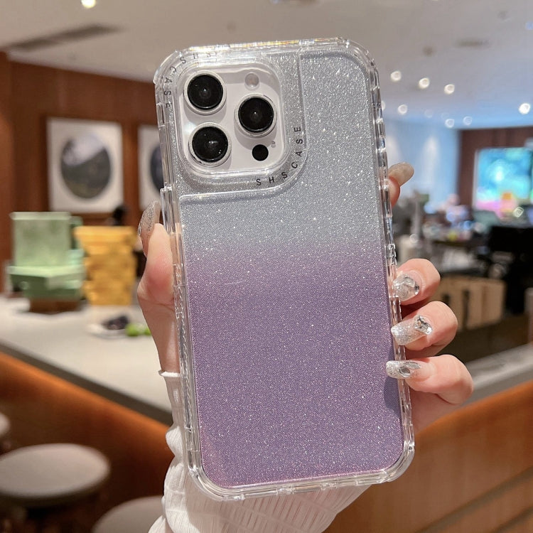 Custodia TPU e PC glitterata per iPhone 15 Pro Max